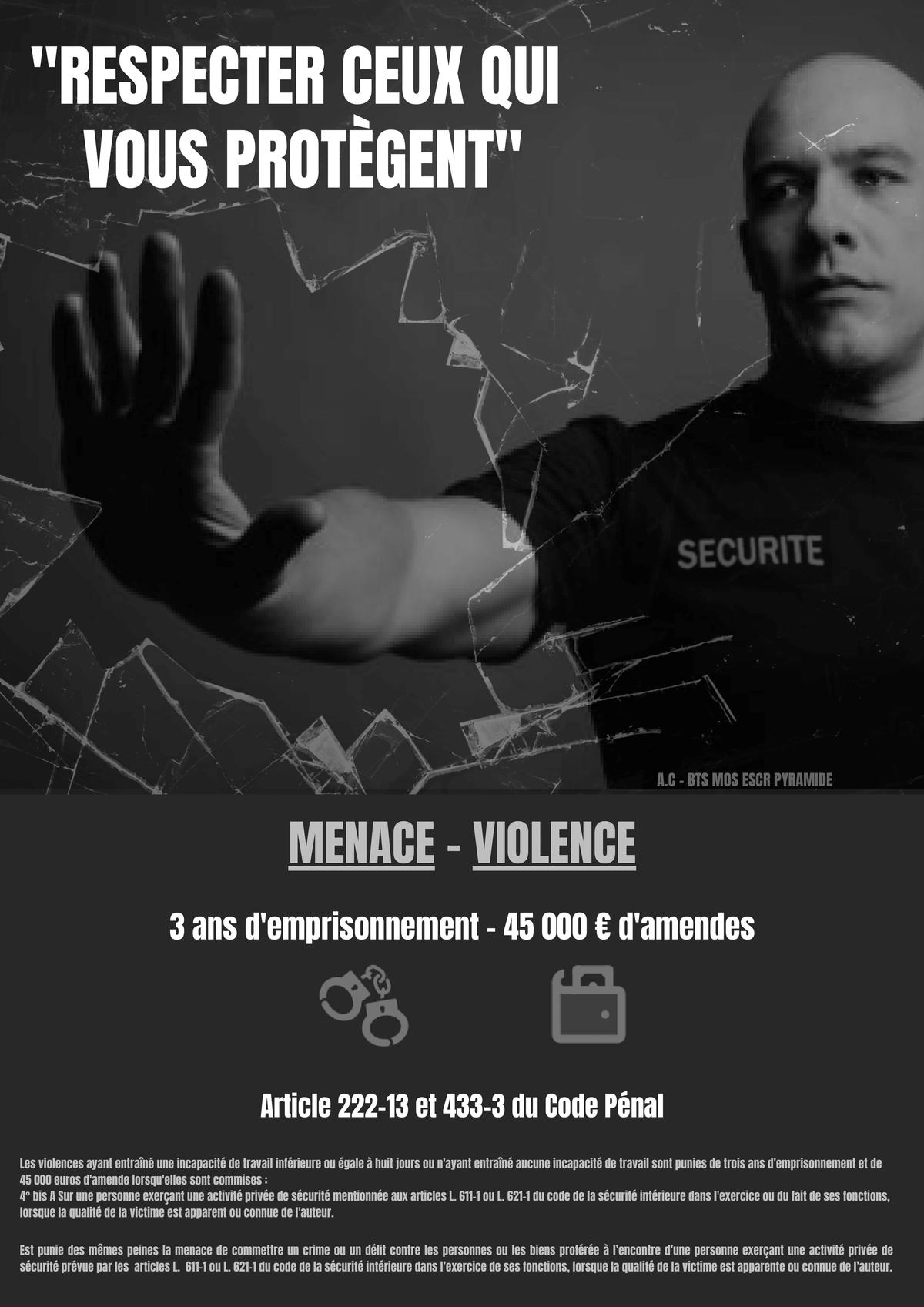 Sensibilisation Sur La Protection Des Agents De S Curit T L Chargez Et Diffusez Des Affiches