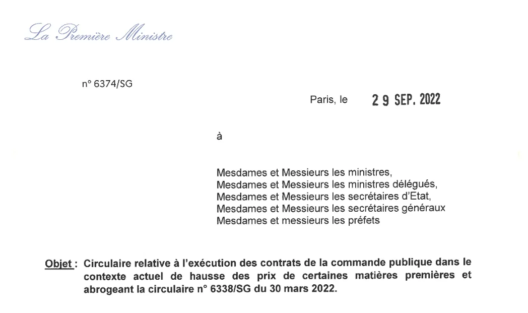 Circulaire de la Première Ministre et l’Indice des Coûts de Revient de la Sécurité Privée : Des Outils Indispensables pour l'Adaptation des Contrats de Sécurité Privée