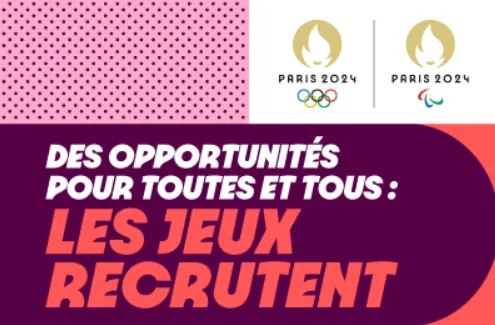 Participez à "Les jeux recrutent" : Votre Passerelle vers une Carrière dans les Jeux Olympiques et Paralympiques de 2024