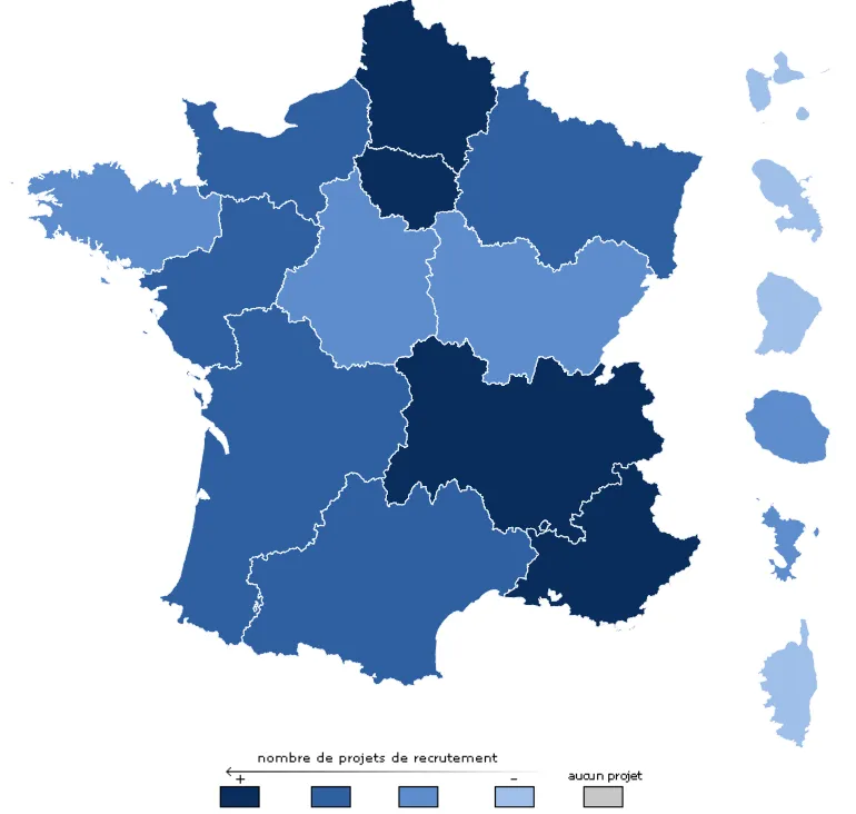 Aperçu précis des difficultés de recrutement en Sécurité Privée pour 2024 (Région, département)