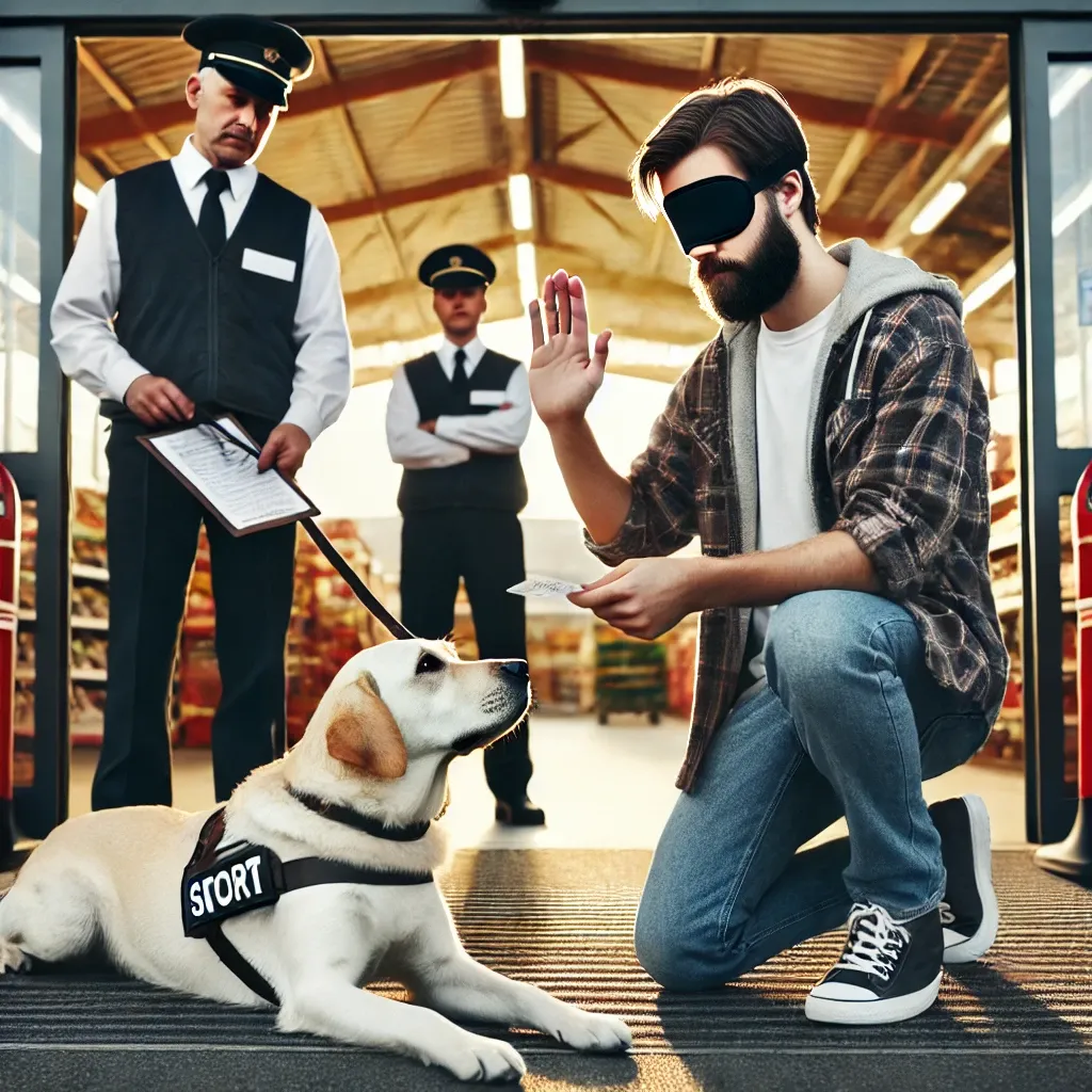 Un client malvoyant obtient 3000€ après l'expulsion de son chien-guide d'un Monoprix