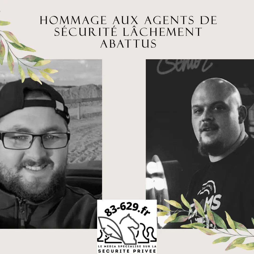 Hommage à Marc et Aurélien, agents de sécurité tués à Loon-Plage