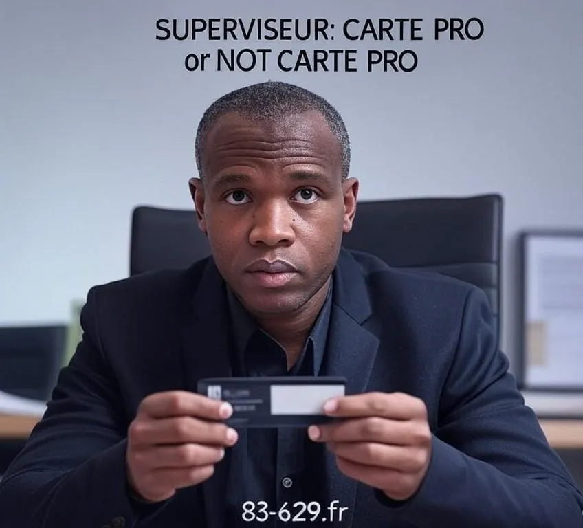 Superviseurs et coordinateurs en sécurité privée : carte professionnelle nécessaire ou pas ?