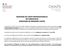 Formateur en sécurité privée ? Demandez votre carte professionnelle dès aujourd'hui !